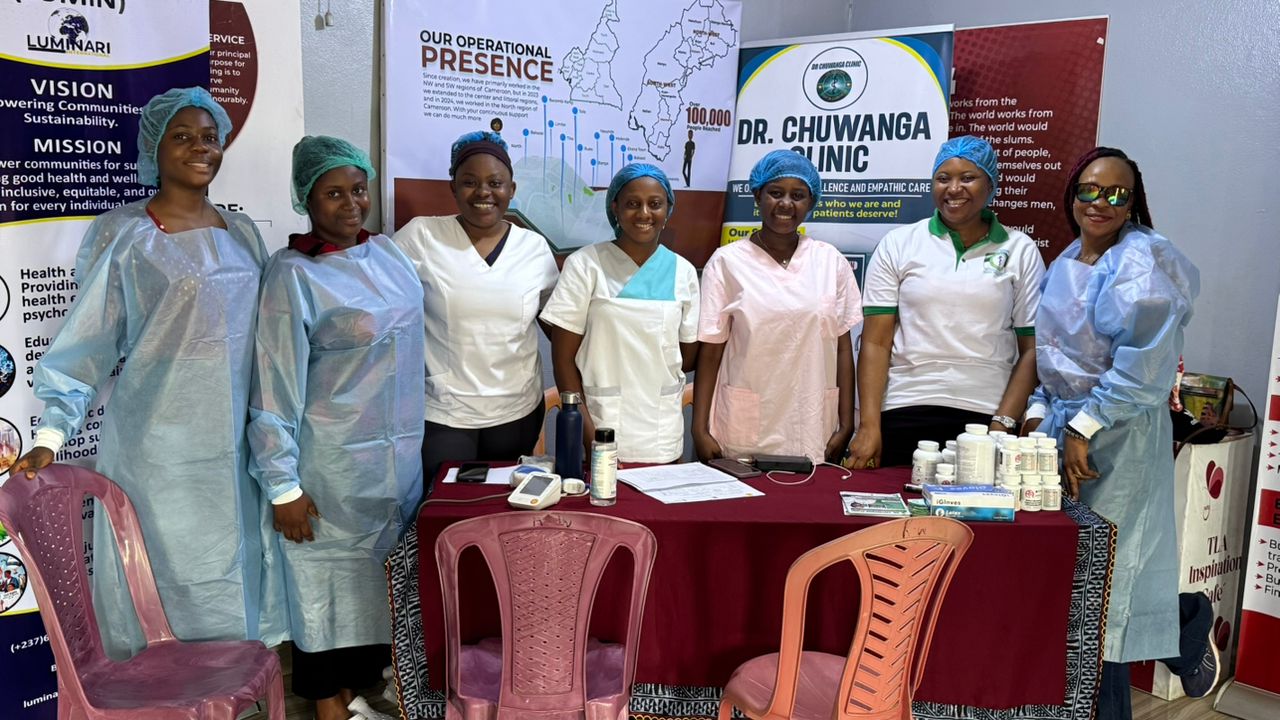 Nurses on duty at the clinic