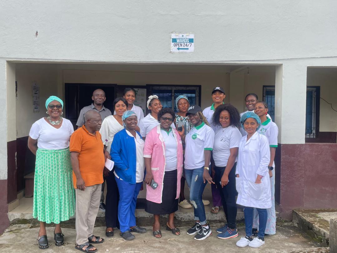 Clinic staff and patients