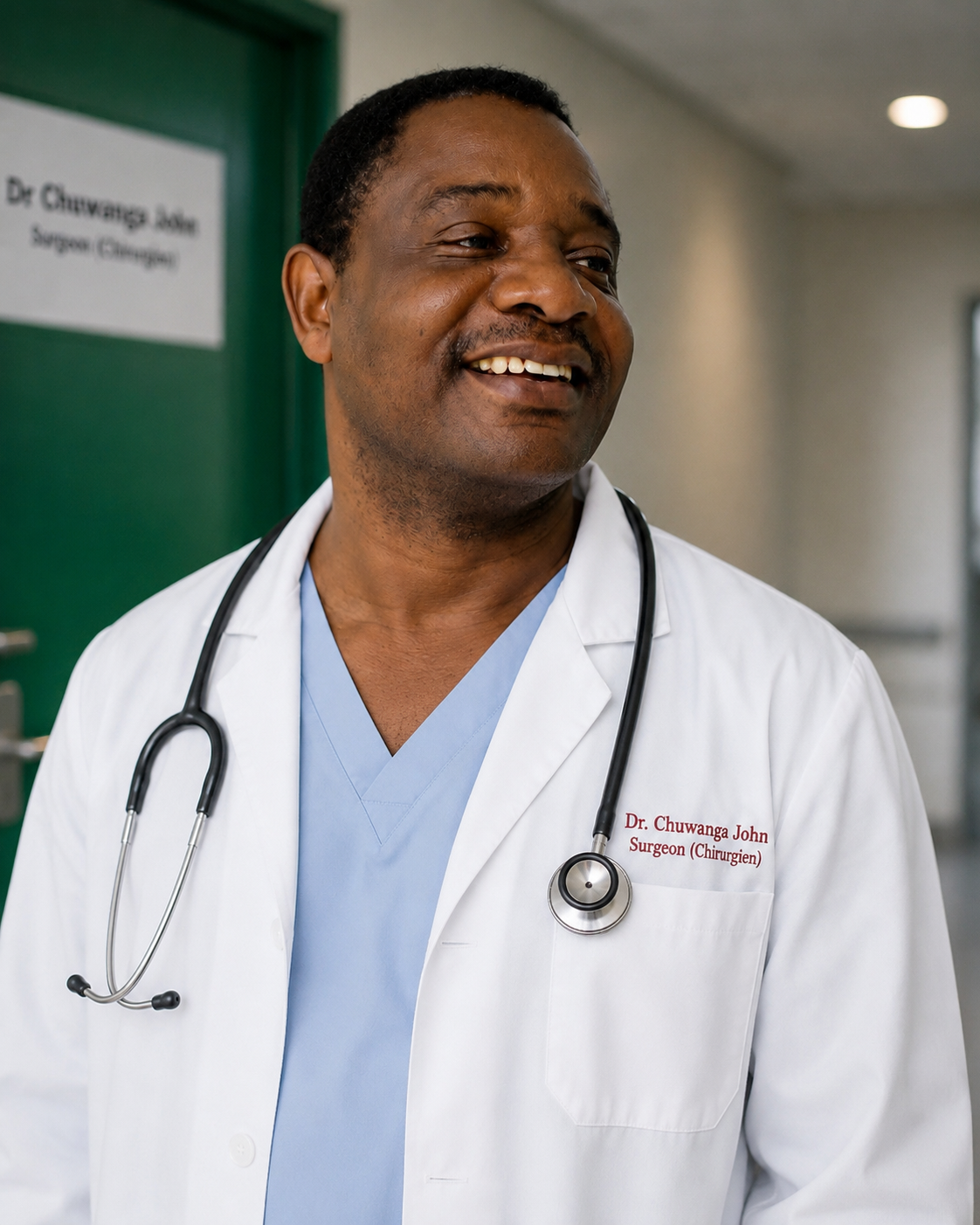 Dr Chuwanga John, founder and surgeon at Dr Chuwanga Clinic
